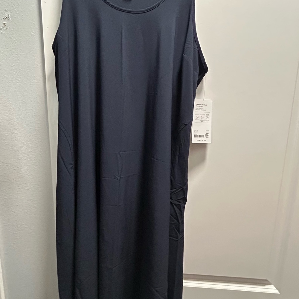Athleta Navy Sleeveless Sheath Dress (NWT)